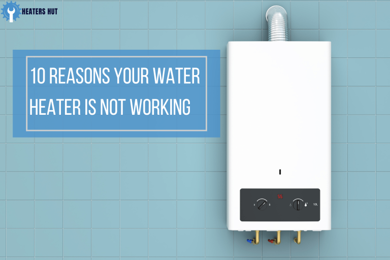 banner of a blog that is about reasons water heater is not working