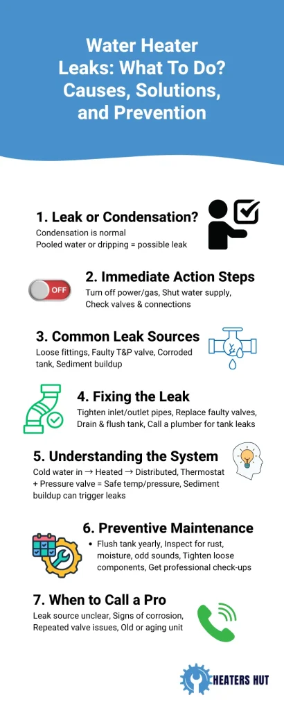 Water Heater Leaks What To Do Causes, Solutions, and Prevention
